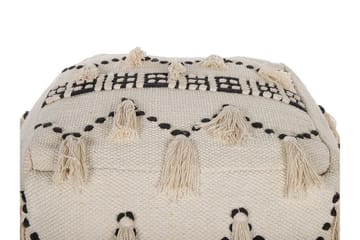 Youness Sittpuff 50x50 cm - Beige - Möbler - Fåtölj & stolar - Pall & puff - Sittpuff