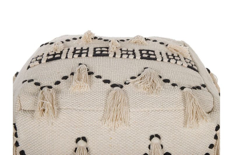 Youness Sittpuff 50x50 cm - Beige - Möbler - Fåtölj & stolar - Pall & puff - Sittpuff