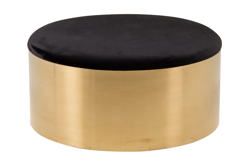 Sittpuff Puff Sammet - Svart - Sittpuff