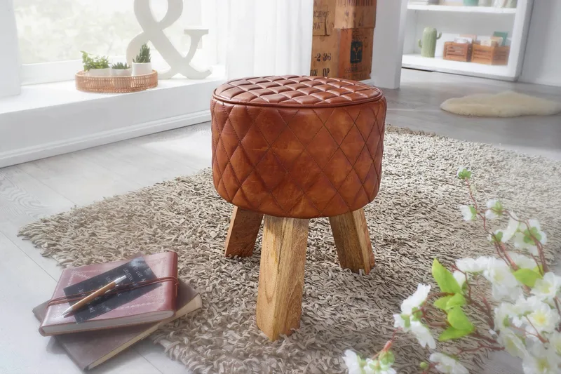 Soans Sittpall - Brun - Möbler - Fåtölj & stolar - Pall & puff