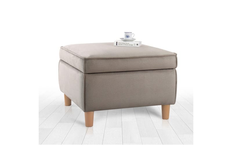 Sufian Fotpall 63 cm - Brun - Möbler - Fåtölj & stolar - Pall & puff - Fotpallar