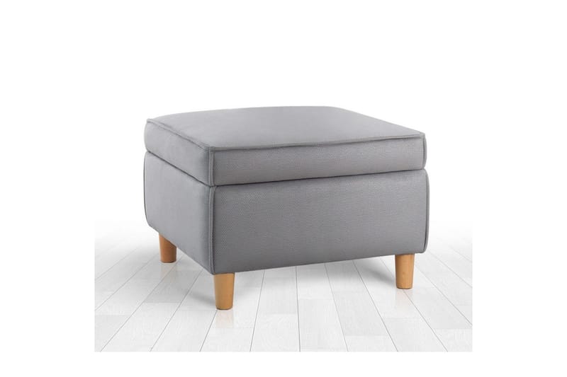 Sufian Fotpall 63 cm - Grå - Möbler - Fåtölj & stolar - Pall & puff - Fotpallar