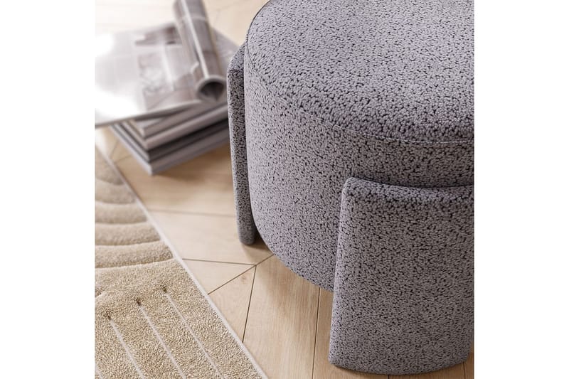 Sufian Sittpuff Utomhus 39 cm - Taupe - Möbler - Fåtölj & stolar - Pall & puff - Sittpuff