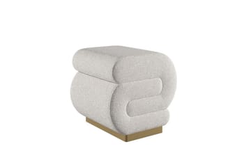Sufian Sittpuff Utomhus 42 cm - Cremevit - Möbler - Fåtölj & stolar - Pall & puff - Sittpuff