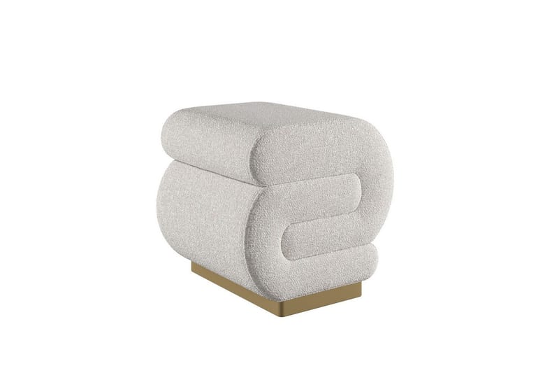 Sufian Sittpuff Utomhus 42 cm - Cremevit - Möbler - Fåtölj & stolar - Pall & puff - Sittpuff