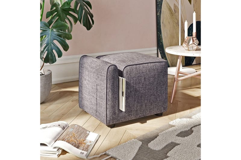 Sufian Sittpuff Utomhus 42 cm - Grå - Möbler - Fåtölj & stolar - Pall & puff - Sittpuff