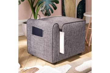 Sufian Sittpuff Utomhus 42 cm - Grå - Möbler - Fåtölj & stolar - Pall & puff - Sittpuff