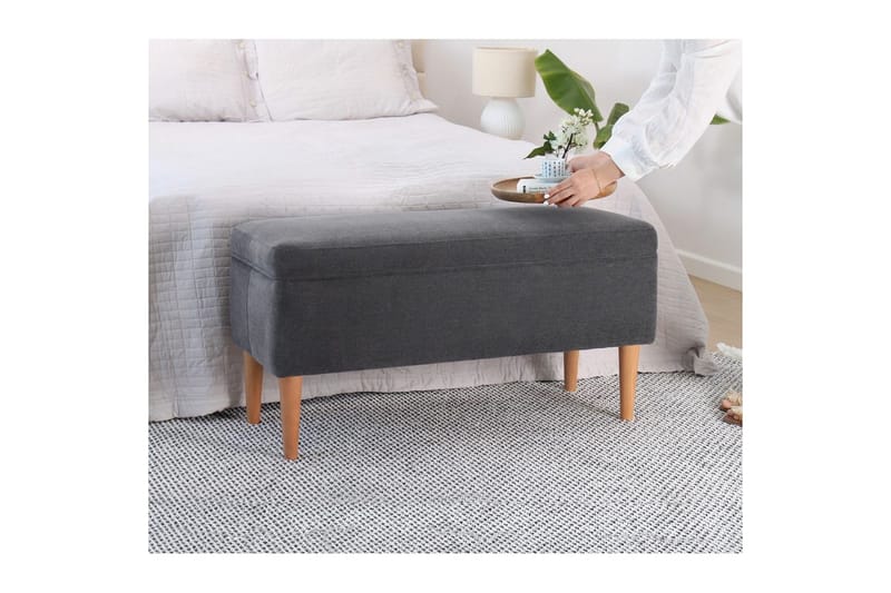 Sufian Sittpuff Utomhus 43 cm - Grå - Möbler - Fåtölj & stolar - Pall & puff - Sittpuff