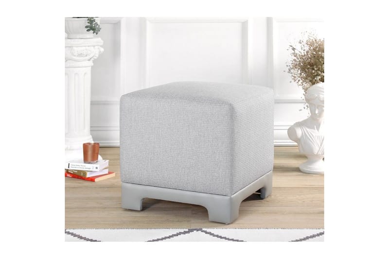 Sufian Sittpuff Utomhus 50 cm - Grå - Möbler - Fåtölj & stolar - Pall & puff - Sittpuff