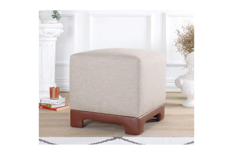 Sufian Sittpuff Utomhus 50 cm - Ljusbrun - Möbler - Fåtölj & stolar - Pall & puff - Sittpuff