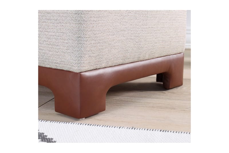 Sufian Sittpuff Utomhus 50 cm - Ljusbrun - Möbler - Fåtölj & stolar - Pall & puff - Sittpuff