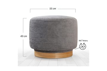 Sufian Sittpuff Utomhus 55 cm - Antracit - Möbler - Fåtölj & stolar - Pall & puff - Sittpuff
