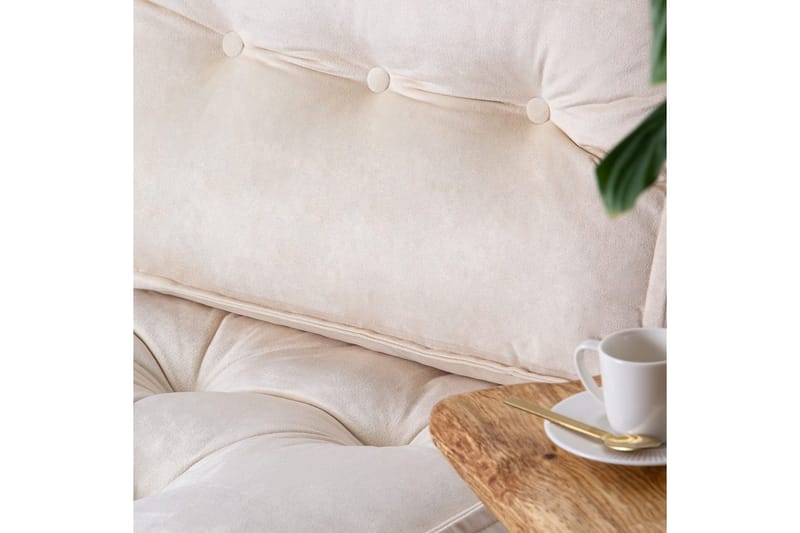 Sufian Sittpuff Utomhus 80 cm - Beige - Möbler - Fåtölj & stolar - Pall & puff - Sittpuff