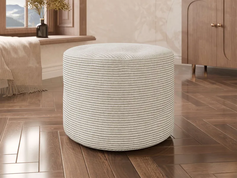 Teylor Sittpuff 55 cm - Beige - Möbler - Fåtölj & stolar - Pall & puff - Sittpuff