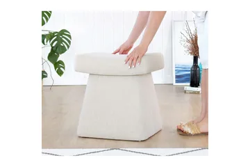 Thyrosin Sittpuff Utomhus 38 cm - Cream - Möbler - Fåtölj & stolar - Pall & puff - Sittpuff