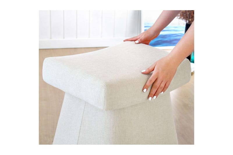 Thyrosin Sittpuff Utomhus 38 cm - Cream - Möbler - Fåtölj & stolar - Pall & puff - Sittpuff