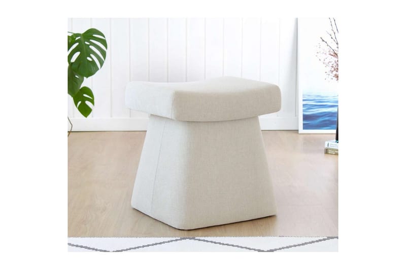 Thyrosin Sittpuff Utomhus 38 cm - Cream - Möbler - Fåtölj & stolar - Pall & puff - Sittpuff