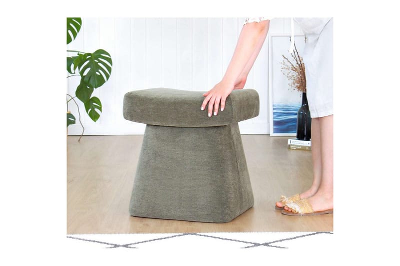 Thyrosin Sittpuff Utomhus 38 cm - Grön - Möbler - Fåtölj & stolar - Pall & puff - Sittpuff