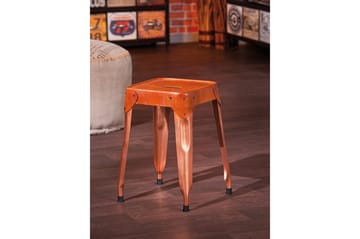 Torquilla Pall 4-Pack - Koppar/Läder - Möbler - Fåtölj & stolar - Pall & puff