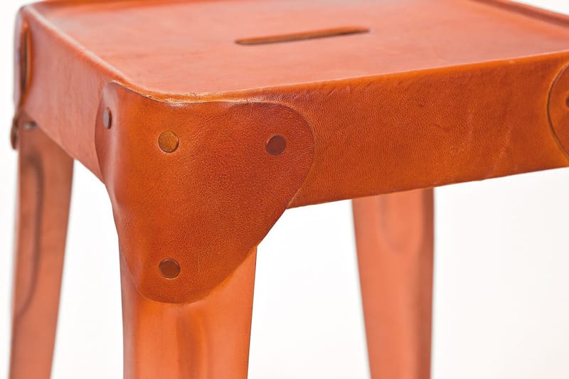 Torquilla Pall 4-Pack - Koppar/Läder - Möbler - Fåtölj & stolar - Pall & puff