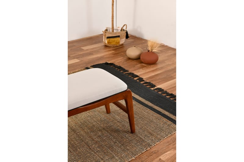 Touch Sittpall 120 cm - Valnöt/Cream - Möbler - Fåtölj & stolar - Pall & puff - Fotpallar