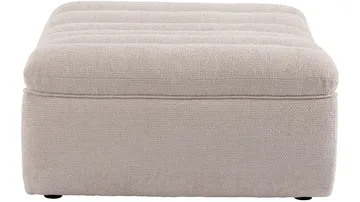 Valdoro Fotpall i tyg 120 cm - Beige - Möbler - Fåtölj & stolar - Pall & puff - Fotpallar