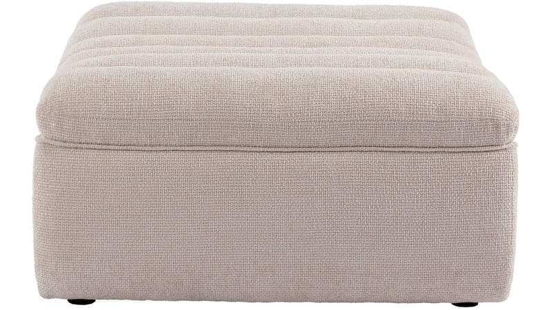 Valdoro Fotpall i tyg 120 cm - Beige - Möbler - Fåtölj & stolar - Pall & puff - Fotpallar