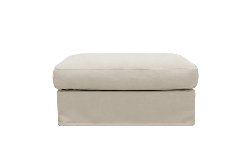 Valencia Fotpall med avtagbar och tvättbar klädsel - Beige - Möbler - Fåtölj & stolar - Pall & puff - Fotpallar