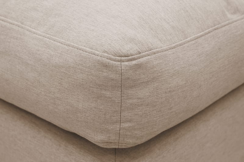 Valencia Fotpall med avtagbar och tvättbar klädsel - Ljusbrun - Möbler - Fåtölj & stolar - Pall & puff - Fotpallar