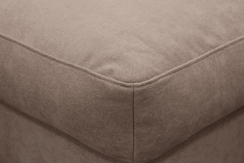 Valencia Fotpall med avtagbar och tvättbar klädsel - Mörkbrun - Möbler - Fåtölj & stolar - Pall & puff - Fotpallar