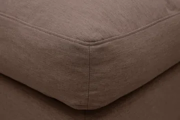 Valencia Fotpall med avtagbar och tvättbar klädsel - Mörkbrun - Möbler - Fåtölj & stolar - Pall & puff - Fotpallar