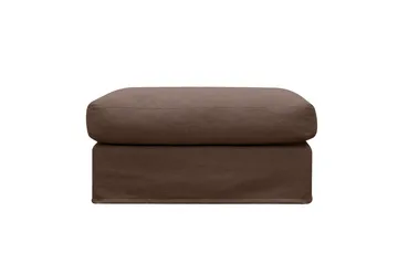 Valencia Fotpall med avtagbar och tvättbar klädsel - Mörkbrun - Möbler - Fåtölj & stolar - Pall & puff - Fotpallar