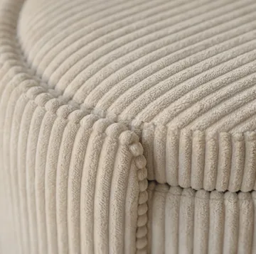 Valtor Puff 50x46x42 cm - Beige - Möbler - Fåtölj & stolar - Pall & puff - Sittpuff