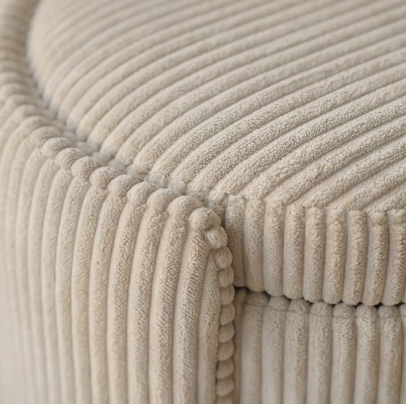 Valtor Puff 50x46x42 cm - Beige - Möbler - Fåtölj & stolar - Pall & puff - Sittpuff