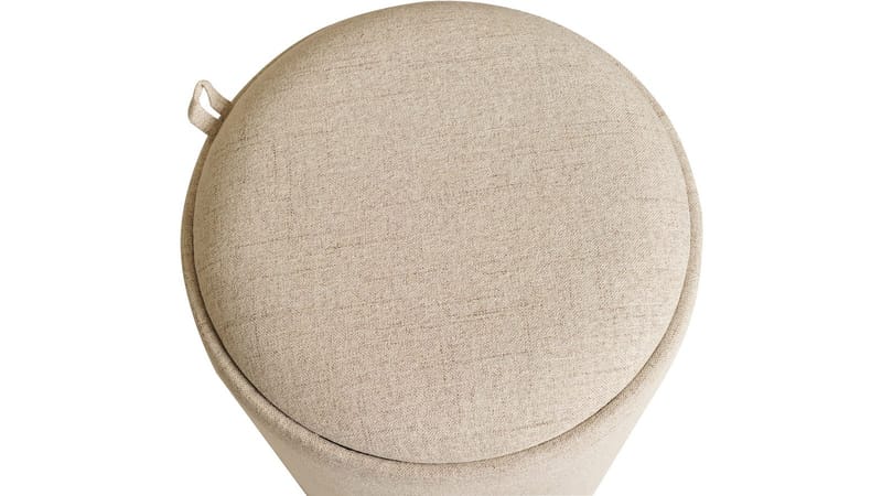 Velmira Puff 2 delar 39 cm Rund - Beige - Möbler - Fåtölj & stolar - Pall & puff - Sittpuff