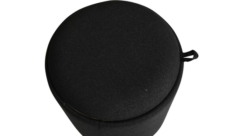 Velmira Puff 2 delar 39 cm Rund - Svart - Möbler - Fåtölj & stolar - Pall & puff - Sittpuff