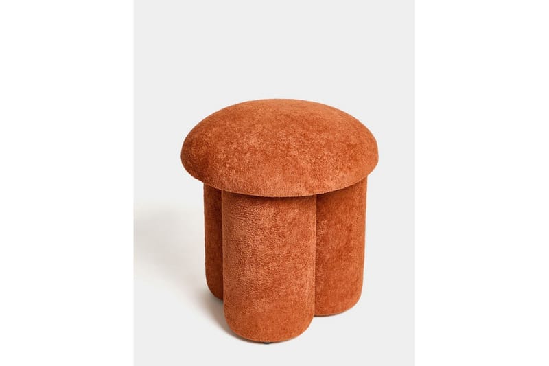 Vynor Fotpall 45 cm - Orange - Möbler - Fåtölj & stolar - Pall & puff - Fotpallar