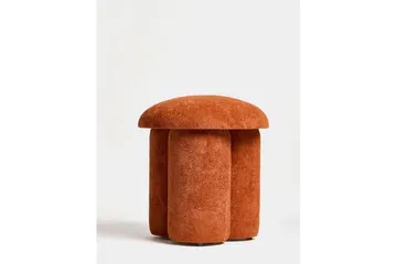 Vynor Fotpall 45 cm - Orange - Möbler - Fåtölj & stolar - Pall & puff - Fotpallar