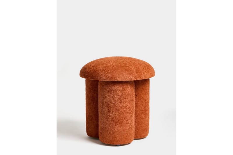 Vynor Fotpall 45 cm - Orange - Möbler - Fåtölj & stolar - Pall & puff - Fotpallar