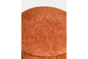 Vynor Fotpall 45 cm - Orange - Möbler - Fåtölj & stolar - Pall & puff - Fotpallar