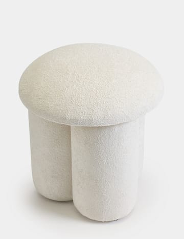 Vynor Sittpuff 45 cm Rund - Vit - Möbler - Fåtölj & stolar - Pall & puff - Sittpuff