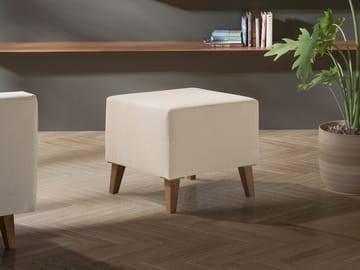 Waldsten Fotpall 51 cm - beige - Möbler - Fåtölj & stolar - Pall & puff - Fotpallar