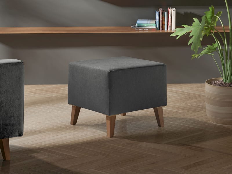 Waldsten Fotpall 51 cm - mörkgrå - Möbler - Fåtölj & stolar - Pall & puff - Fotpallar