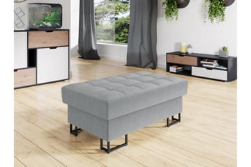 Warwick Fotpall 67 cm - Grå - Möbler - Fåtölj & stolar - Pall & puff - Fotpallar