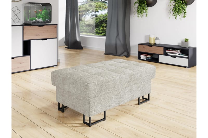 Warwick Sittpuff - Beige - Möbler - Fåtölj & stolar - Pall & puff - Sittpuff