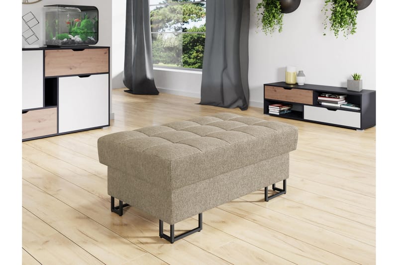 Warwick Sittpuff - Beige - Möbler - Fåtölj & stolar - Pall & puff - Sittpuff