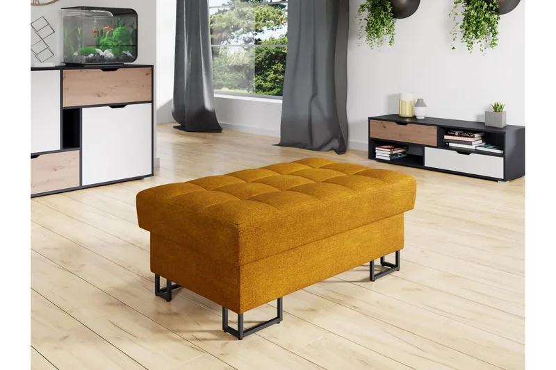 Warwick Sittpuff - Orange - Möbler - Fåtölj & stolar - Pall & puff - Sittpuff