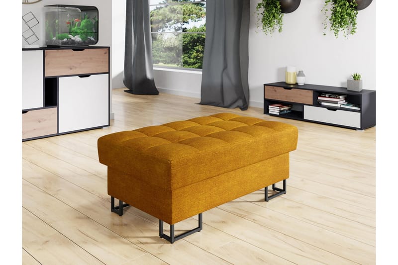 Warwick Sittpuff - Orange - Möbler - Fåtölj & stolar - Pall & puff - Sittpuff