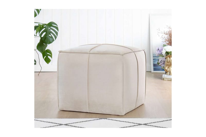 Zyra Sittpuff Utomhus 52 cm - Cream - Möbler - Fåtölj & stolar - Pall & puff - Sittpuff