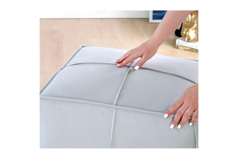 Zyra Sittpuff Utomhus 52 cm - Grå - Möbler - Fåtölj & stolar - Pall & puff - Sittpuff